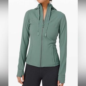Lululemon Hooded Define Jacket *Nulu in Tidewater Teal sz 6